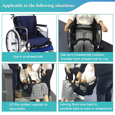 Patient Lift Transfer Belt | Wheelchair Transfer Seat Pad