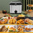 Deep Fryer With Basket 2.5l/2.64quart Electirc Deep Fryer With Temperature Control And Viewing Window Lid Home Use Electric Fryer