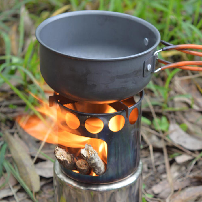 Portable Cooking Stoves Outdoor Camping Cookware Set