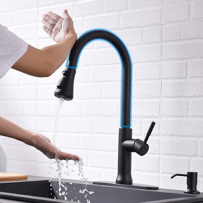 Smart Touch Kitchen Faucets with Pull Down Sprayer Kitchen Sink Faucets