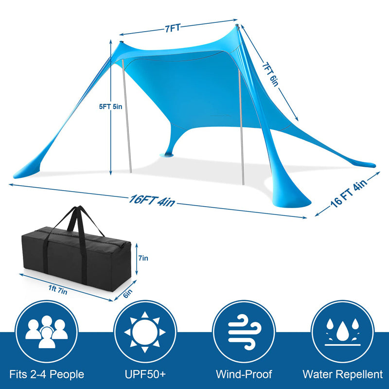 Pop-Up Beach Tent Awning | Beach Camping