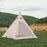 3-4 Person Outdoor Pyramid Tent Camping