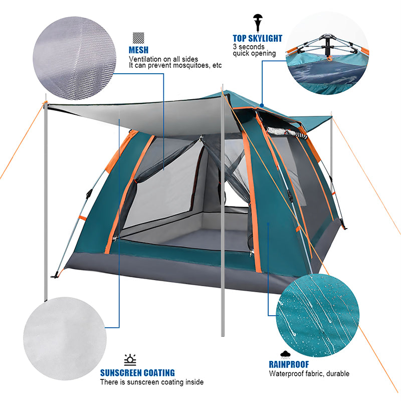 6-7 Person Outdoor Tent Speed-open