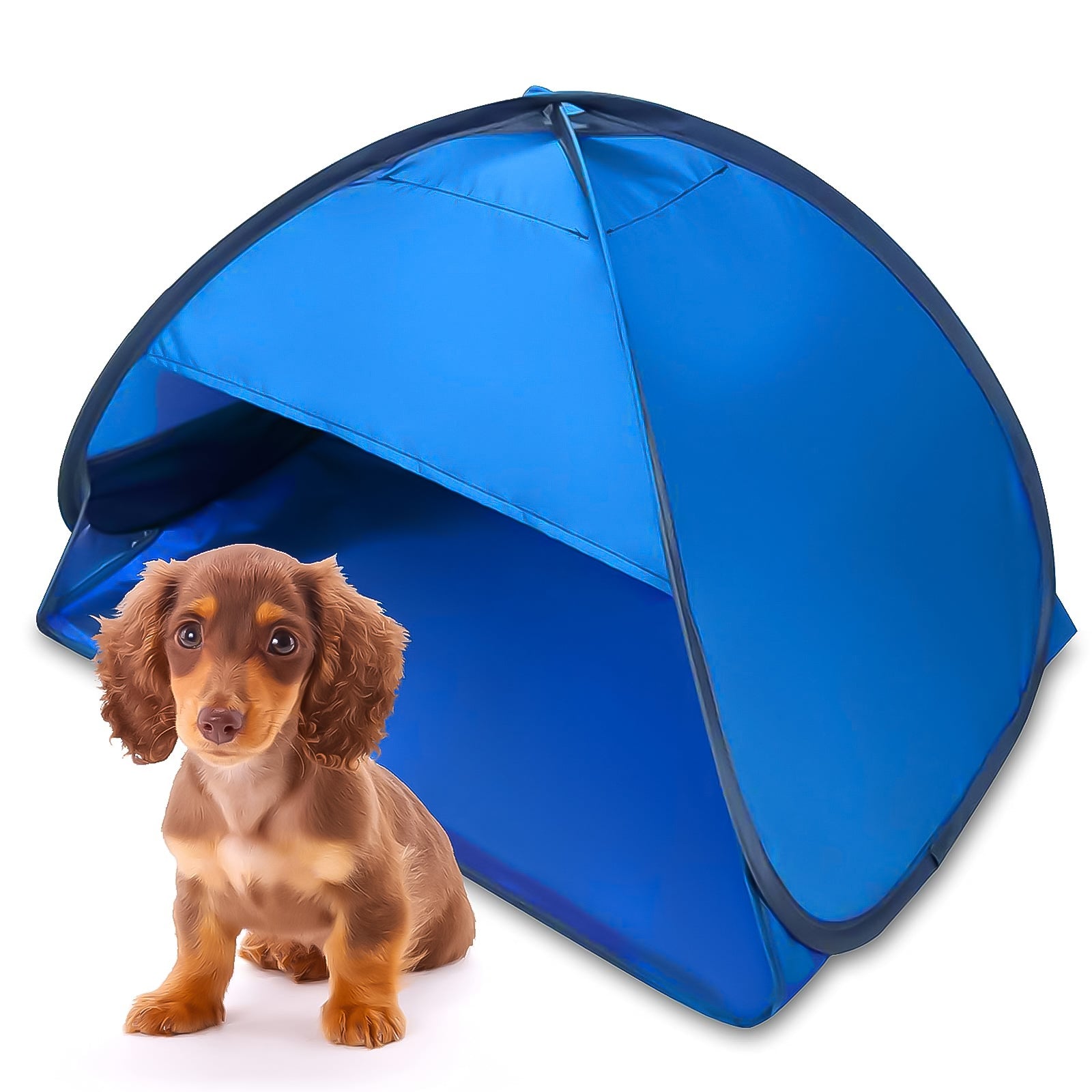 Mini Pet Beach Tent Pop Up Foldable Sun Shelter