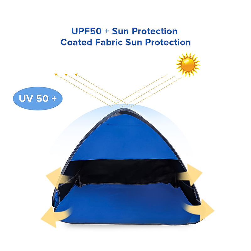 Mini Pet Beach Tent Pop Up Foldable Sun Shelter