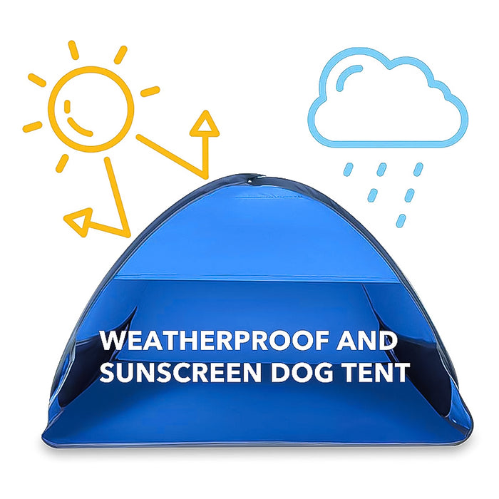 Mini Pet Beach Tent Pop Up Foldable Sun Shelter