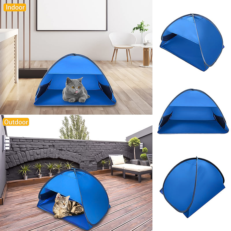 Mini Pet Beach Tent Pop Up Foldable Sun Shelter