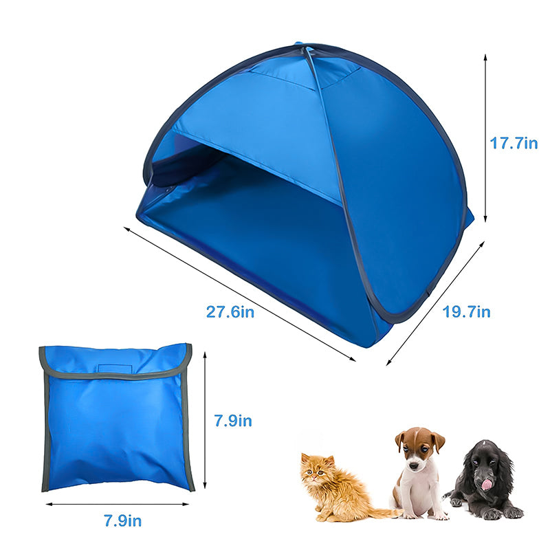 Mini Pet Beach Tent Pop Up Foldable Sun Shelter