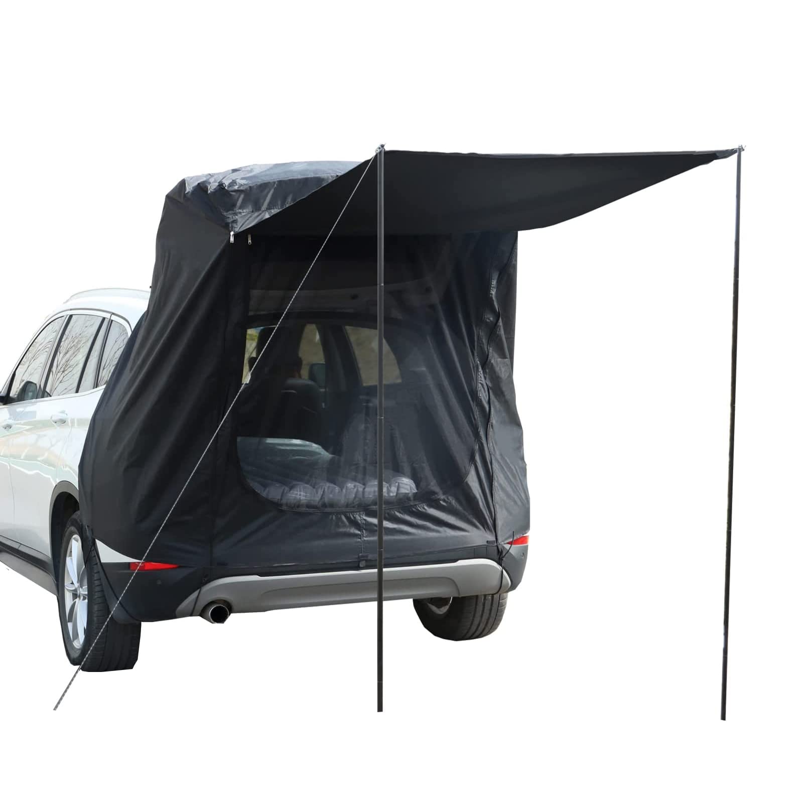 Car SUV Truck Tent Tailgate Shade Awning With Tent Pole