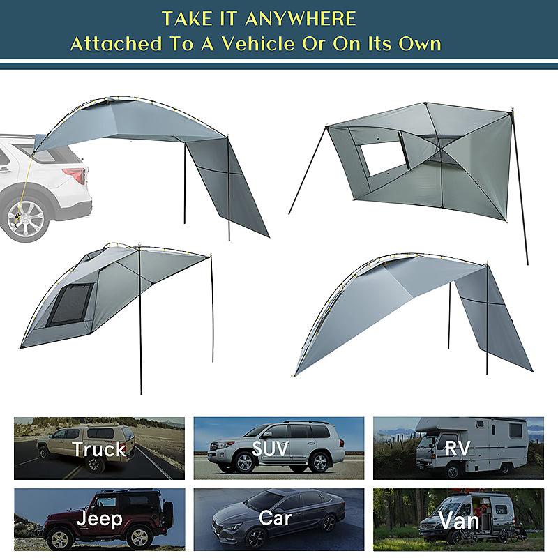 SUV Tent Car Awning Camper Rooftop Sun Shelter