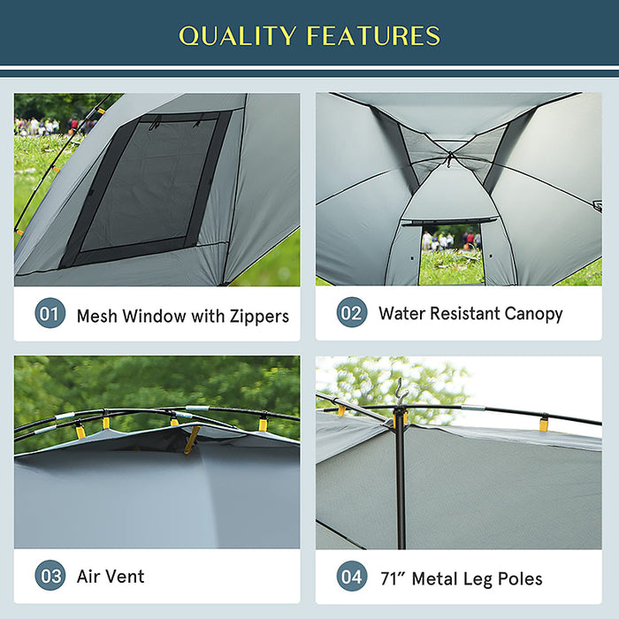 SUV Tent Car Awning Camper Rooftop Sun Shelter