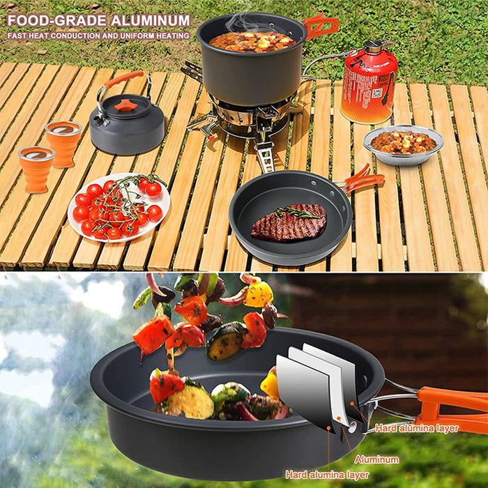 Camping Portable Cooking Cookware Sets