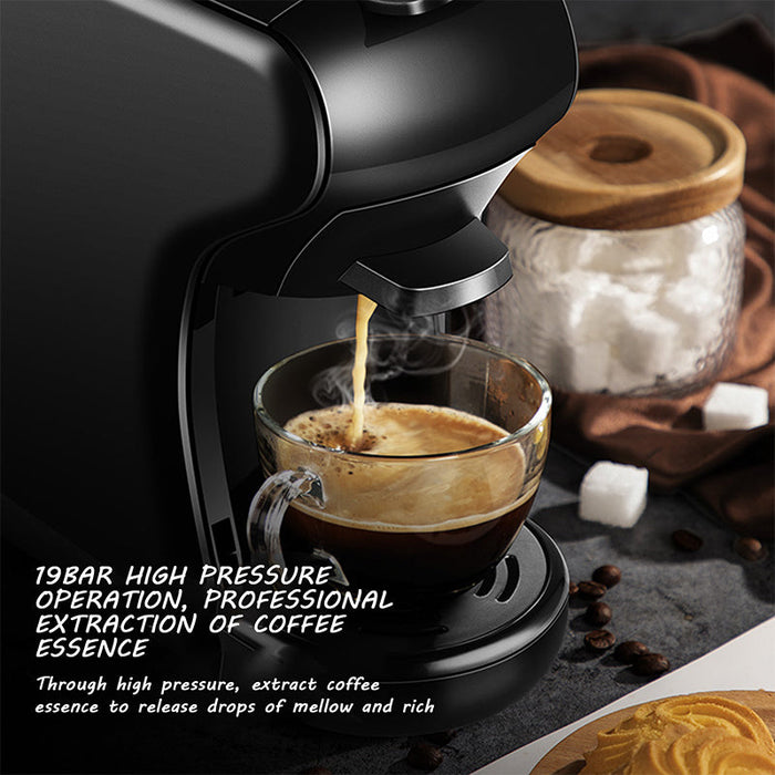 Mini 3 In 1 Coffee Makers 40second Make 19Bar High Pressure For Office Home Kitchen