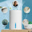 Dehumidifier Moisture Absorbers Air Dryer with 900ml Water Tank Quiet Air Dehumidifier for Home Basement Bathroom Wardrobe