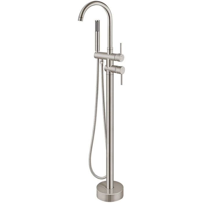 Freestanding Bathtub Faucets Brass Bathroom Tub Faucets with Hand Shower